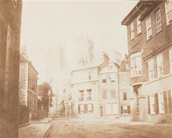 WILLIAM HENRY FOX TALBOT (1800-1877) York Minster Cathedral from Lob Lane.                                                                       